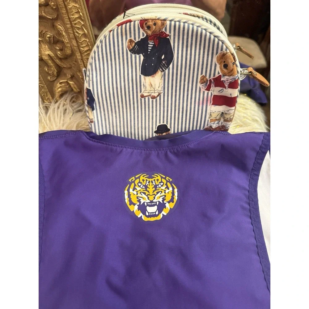 Nike LSU Tigers Pro Elite Team Issue Track & Field Racing Singlet Women's L